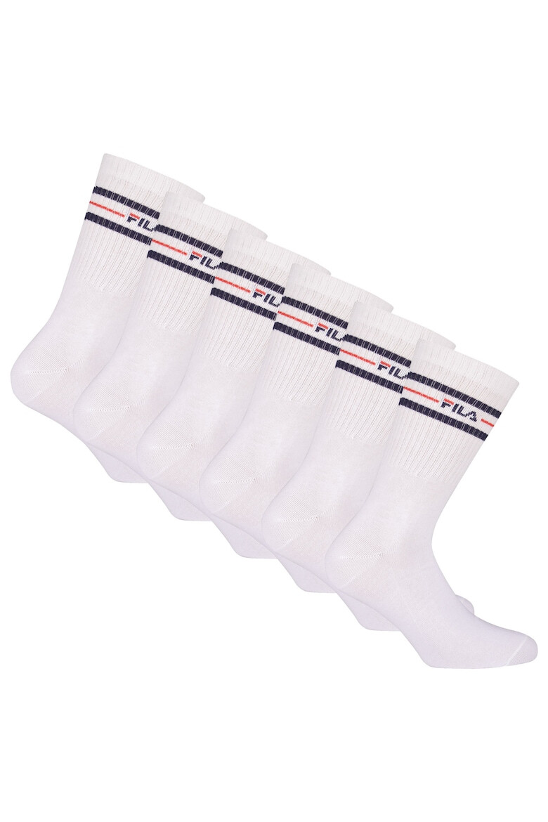 Fila Унисекс дълги чорапи с лого 6 чифта - Pepit.bg