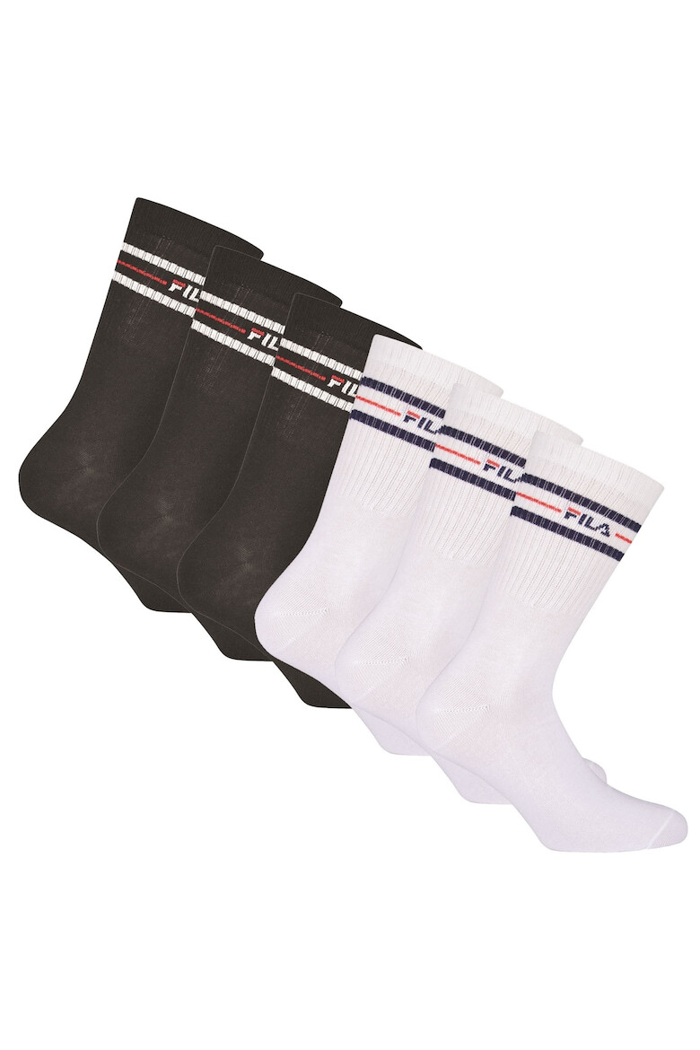 Fila Унисекс дълги чорапи с лого 6 чифта - Pepit.bg