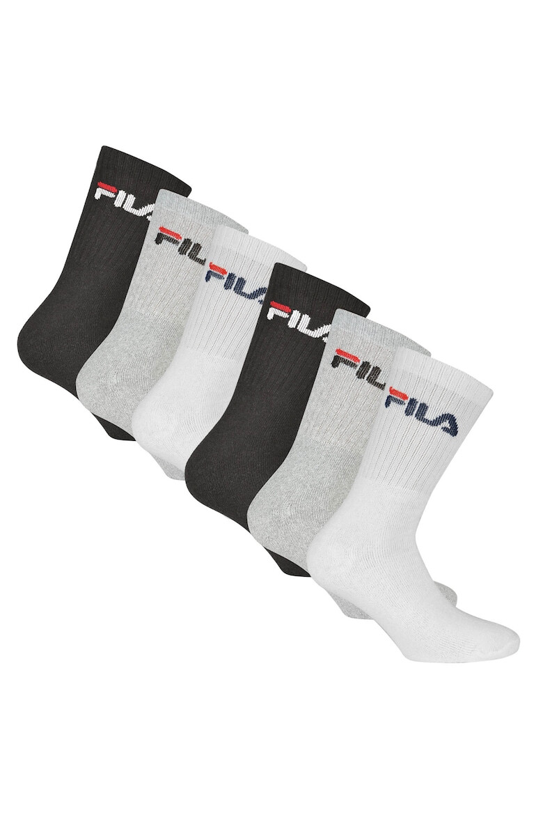 Fila Унисекс дълги чорапи с лого 6 чифта - Pepit.bg