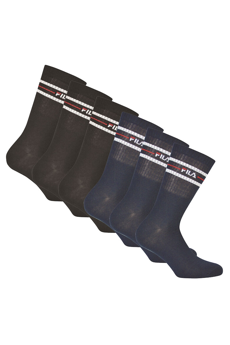 Fila Унисекс дълги чорапи с лого 6 чифта - Pepit.bg
