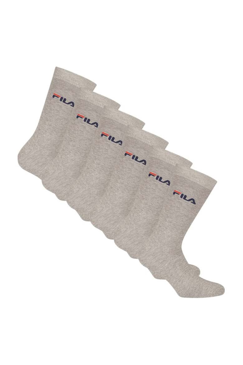 Fila Унисекс дълги чорапи с лого 6 чифта - Pepit.bg