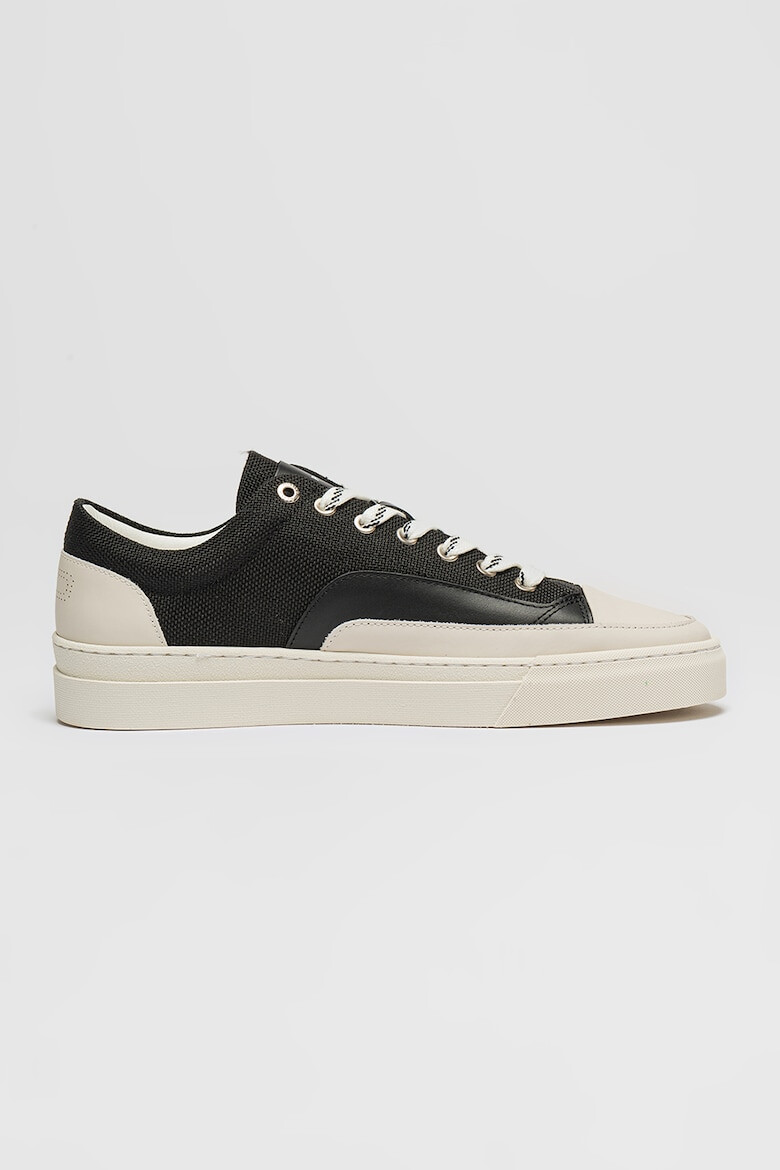 FILLING PIECES Кецове с нисък профил - Бял/Черен - Pepit.bg
