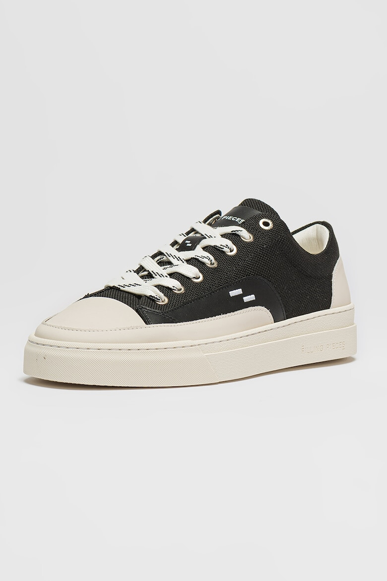 FILLING PIECES Кецове с нисък профил - Бял/Черен - Pepit.bg