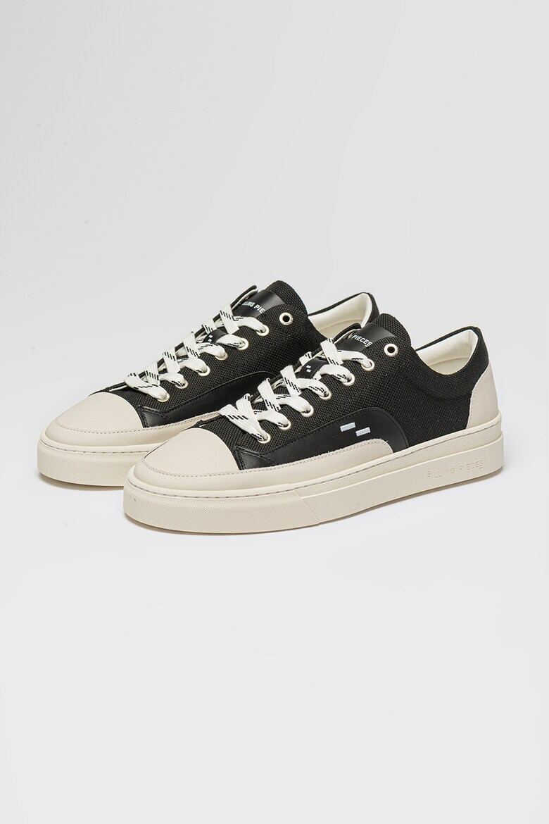 FILLING PIECES Кецове с нисък профил - Бял/Черен - Pepit.bg