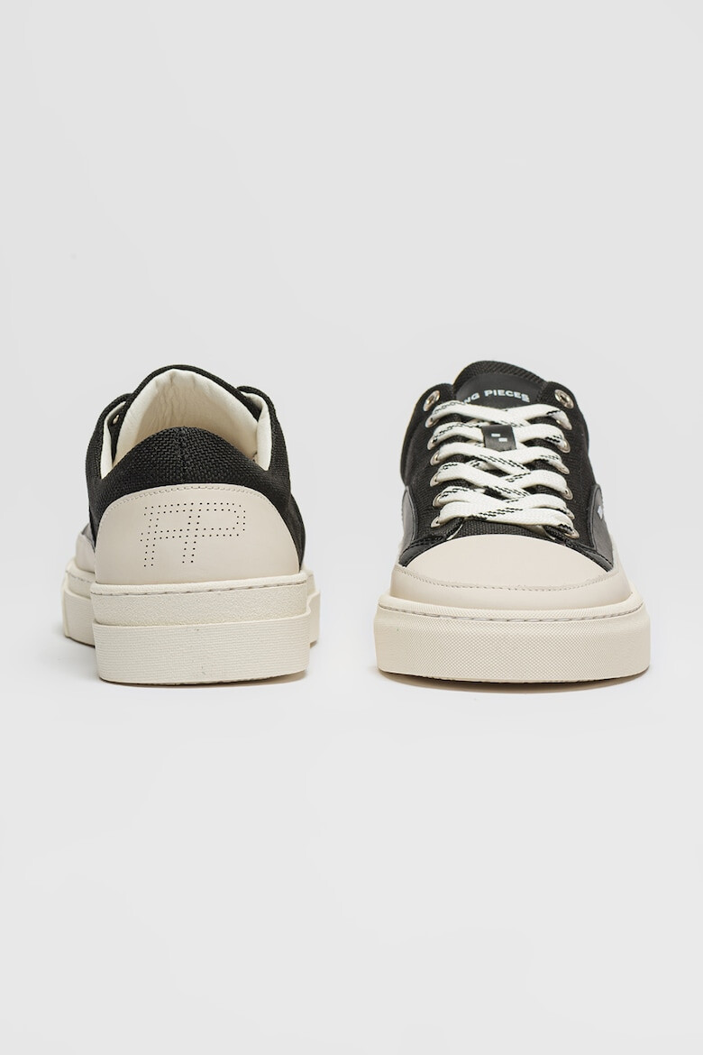 FILLING PIECES Кецове с нисък профил - Бял/Черен - Pepit.bg