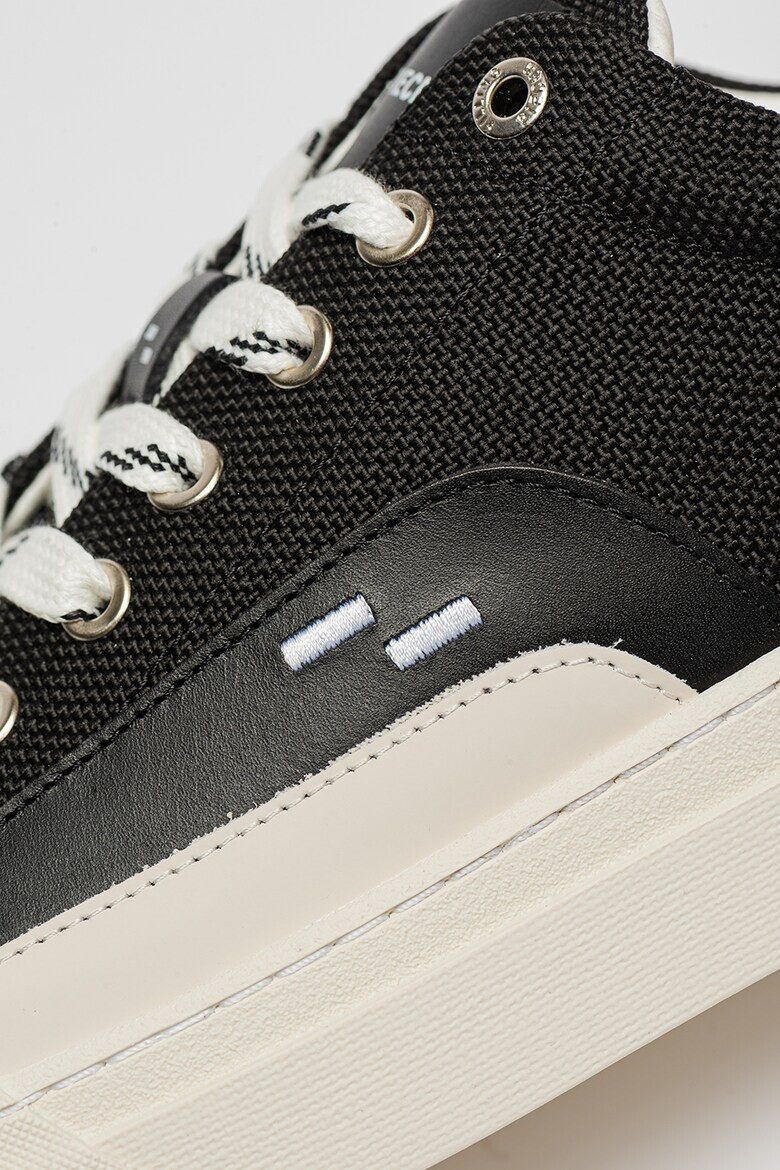 FILLING PIECES Кецове с нисък профил - Бял/Черен - Pepit.bg