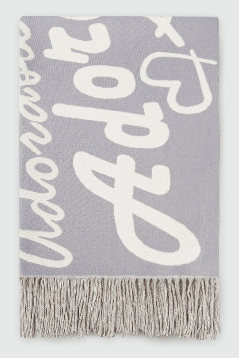 Fiorella Rubino Шал с надпис - Pepit.bg
