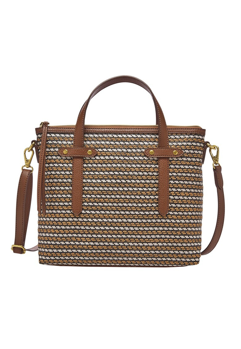 Fossil Чанта с апликации от юта - Pepit.bg