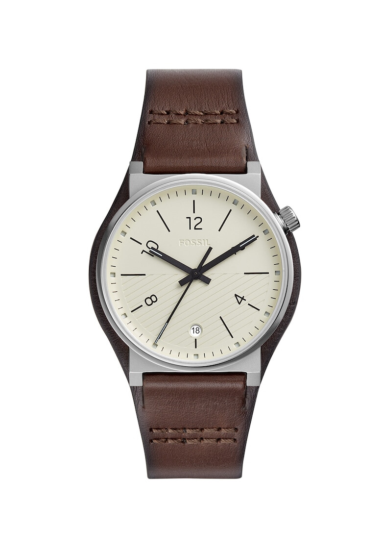 Fossil Часовник Barstow с кожена каишка - Pepit.bg