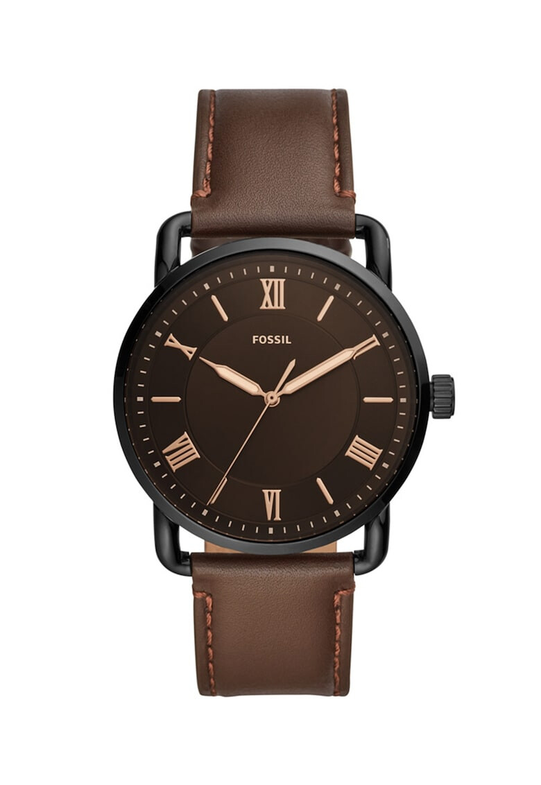 Fossil Часовник Copeland с кожена каишка - Pepit.bg