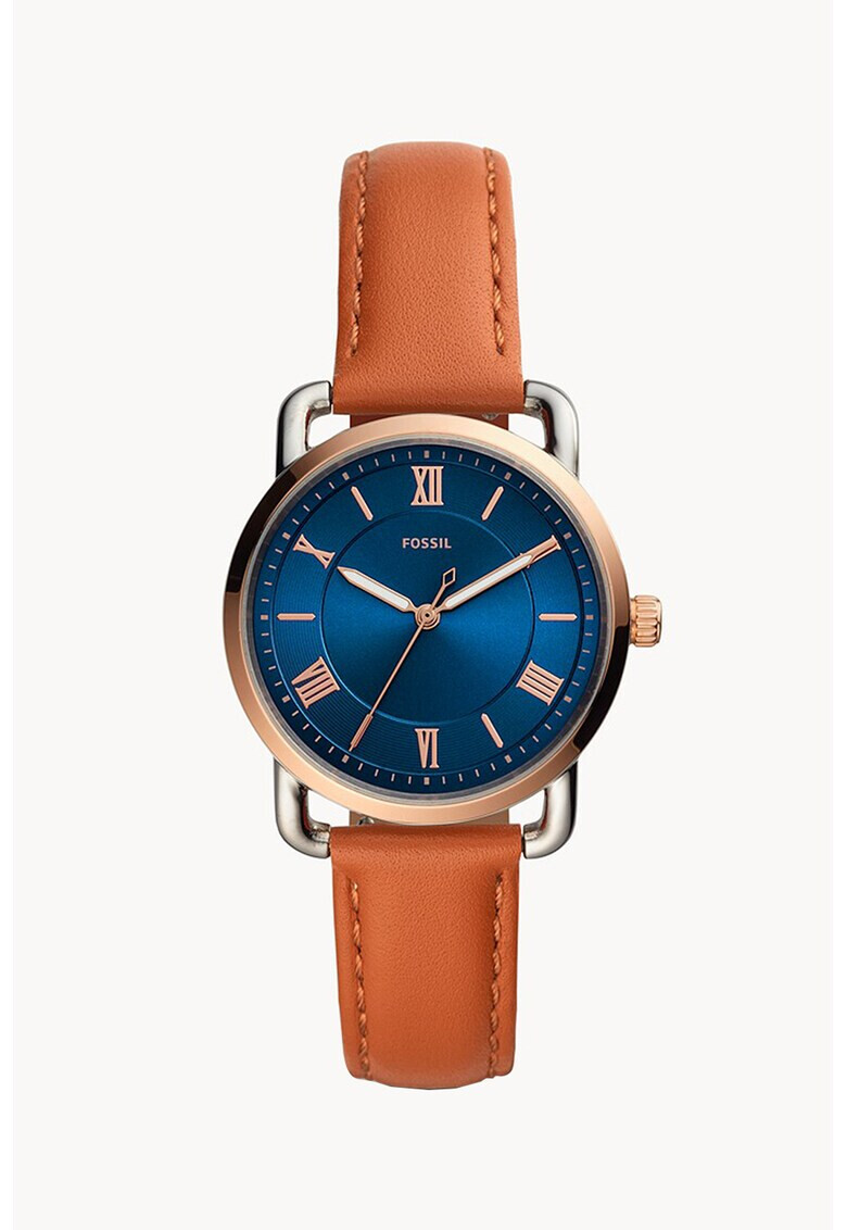 Fossil Часовник Copeland с кожена каишка - Pepit.bg