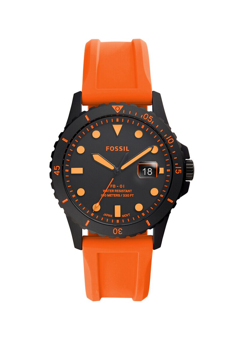 Fossil Часовник FB-01 със силиконова каишка - Pepit.bg