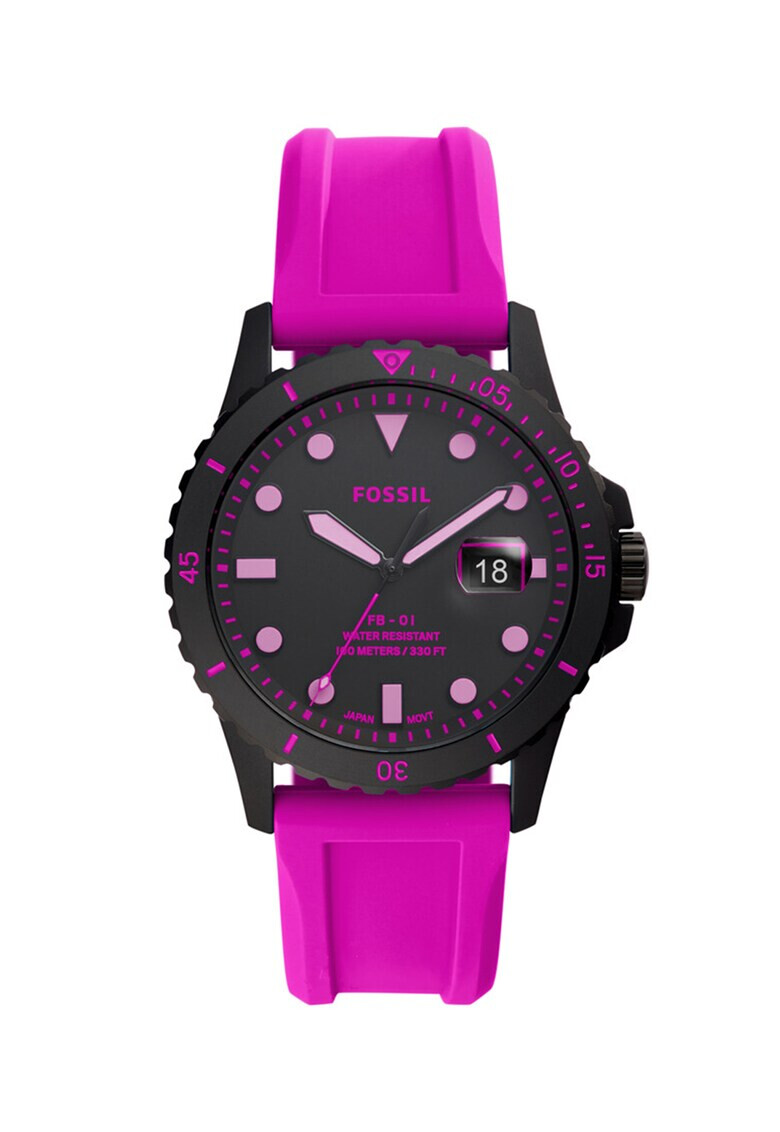 Fossil Часовник FB-01 със силиконова каишка - Pepit.bg