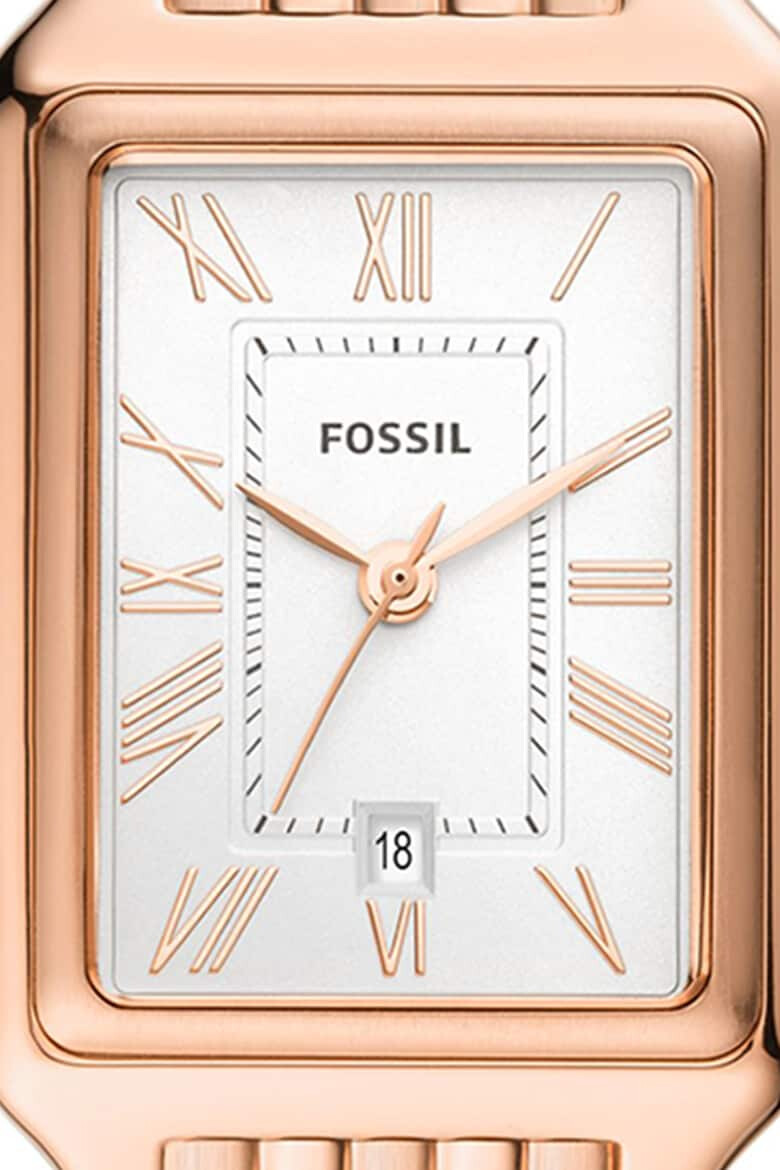 Fossil Часовник от неръждаема стомана с лого - Pepit.bg