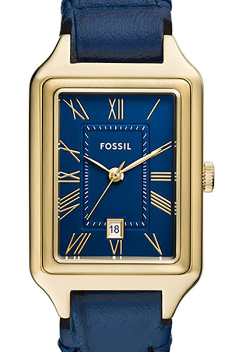 Fossil Часовник Raquel LiteHide™ с кожена каишка - Pepit.bg