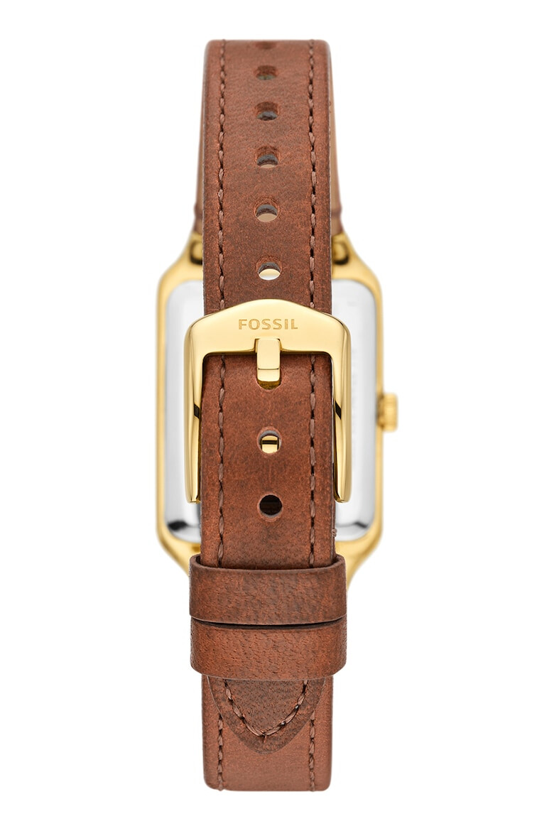 Fossil Часовник с кожена каишка - Pepit.bg