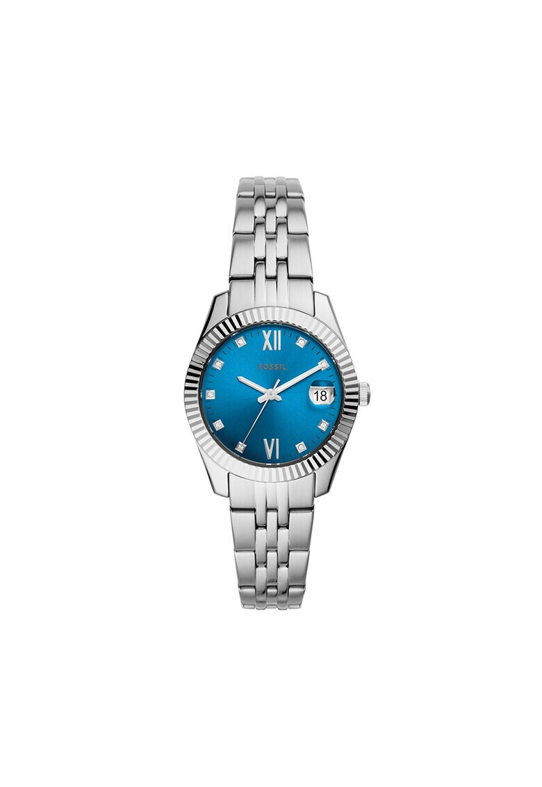 Fossil Часовник с рипсени детайли - Pepit.bg