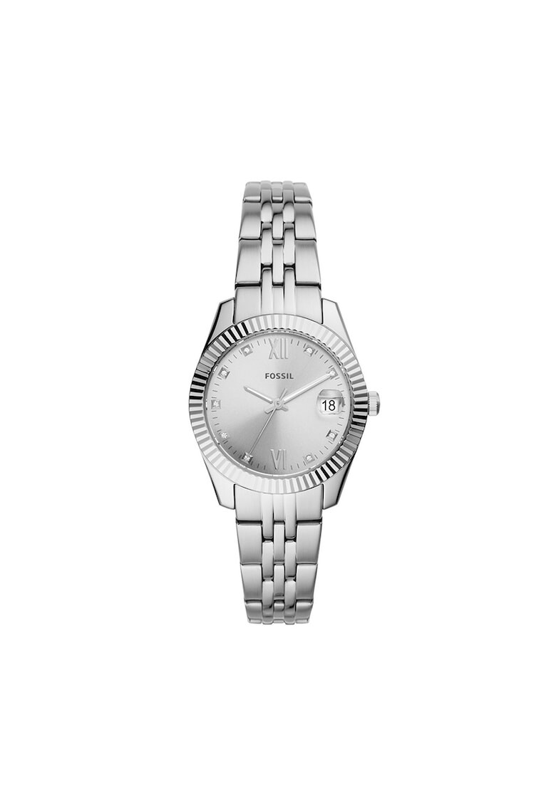 Fossil Часовник с рипсени детайли - Pepit.bg