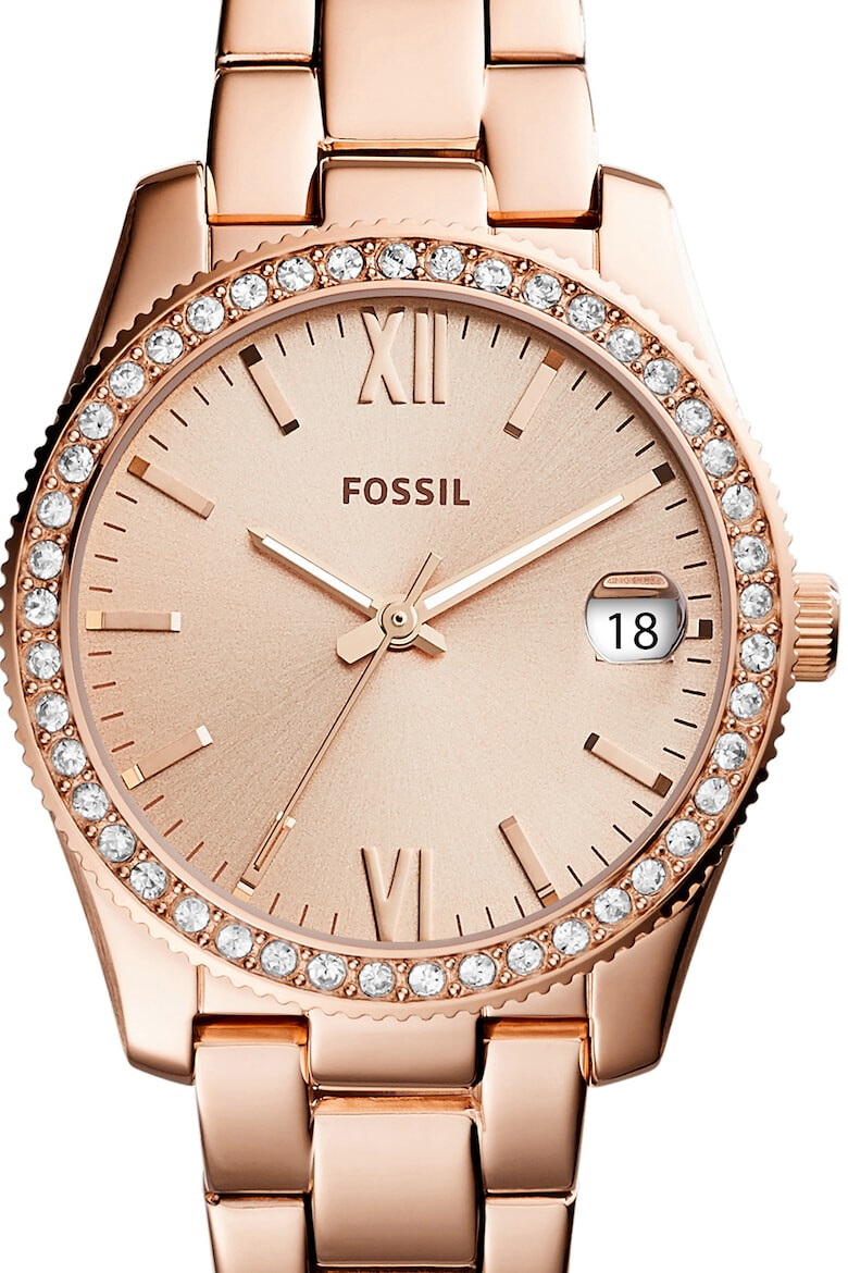 Fossil Часовник с циркони - Pepit.bg
