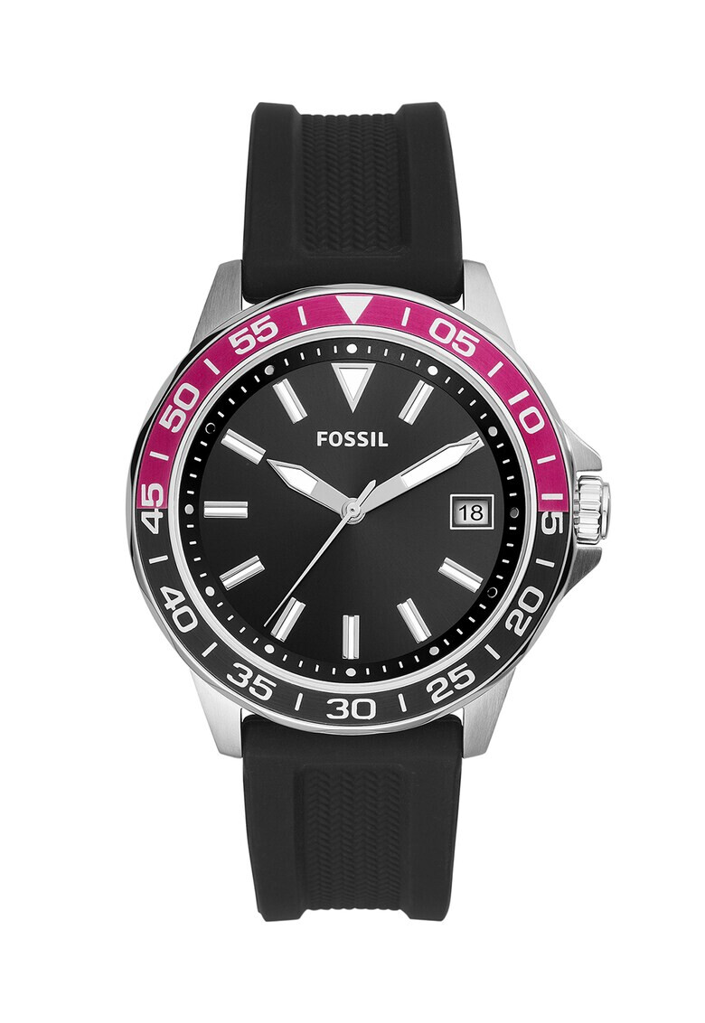 Fossil Часовник със силиконова каишка - Pepit.bg