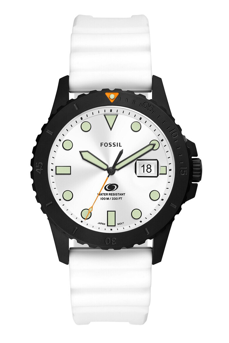 Fossil Часовник със силиконова каишка - Pepit.bg