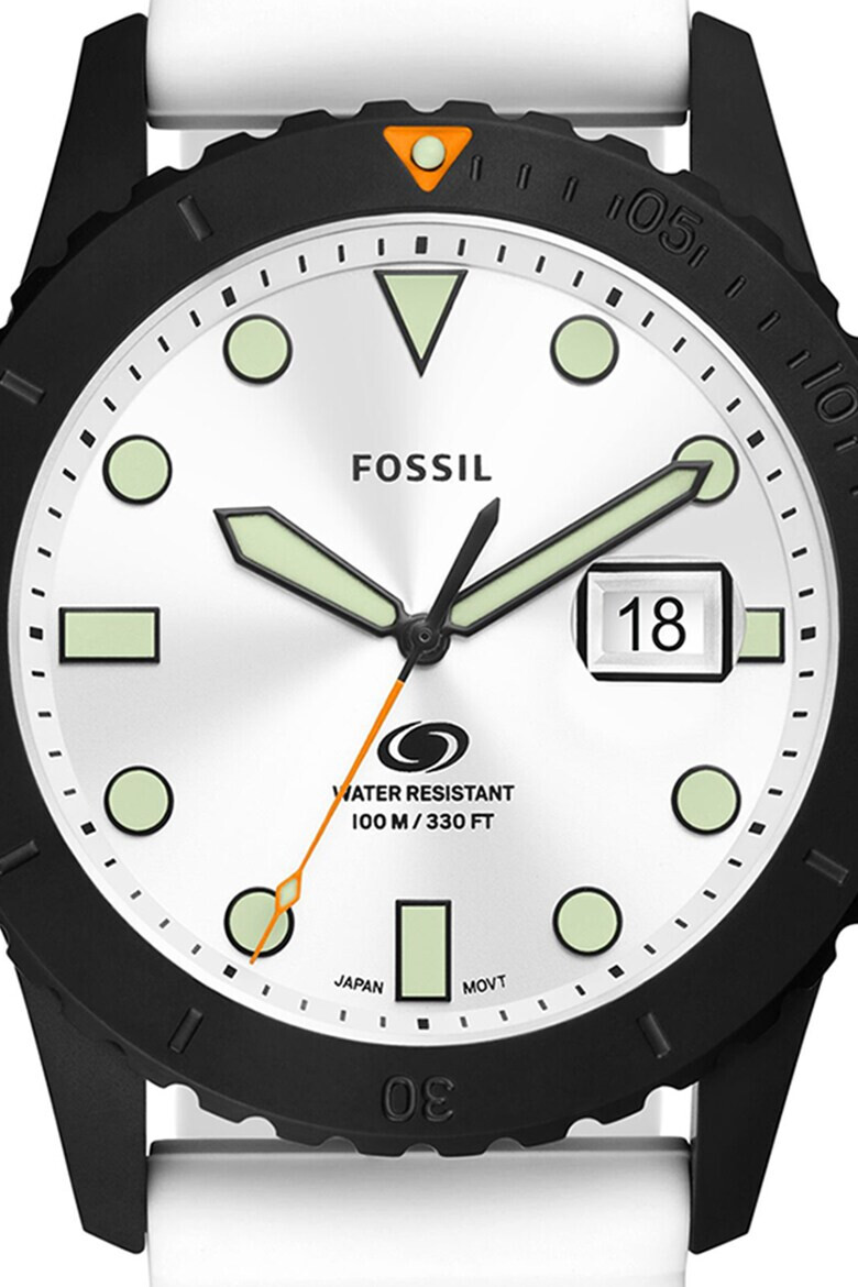 Fossil Часовник със силиконова каишка - Pepit.bg