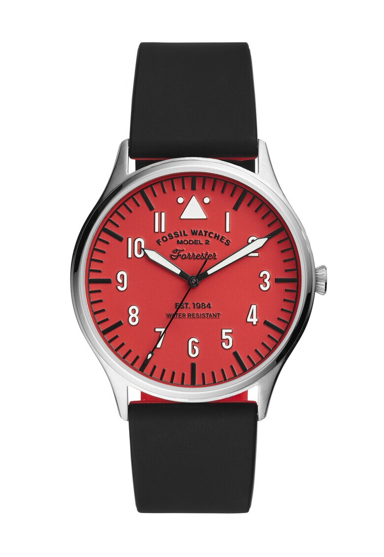 Fossil Часовник със силиконова каишка - Pepit.bg