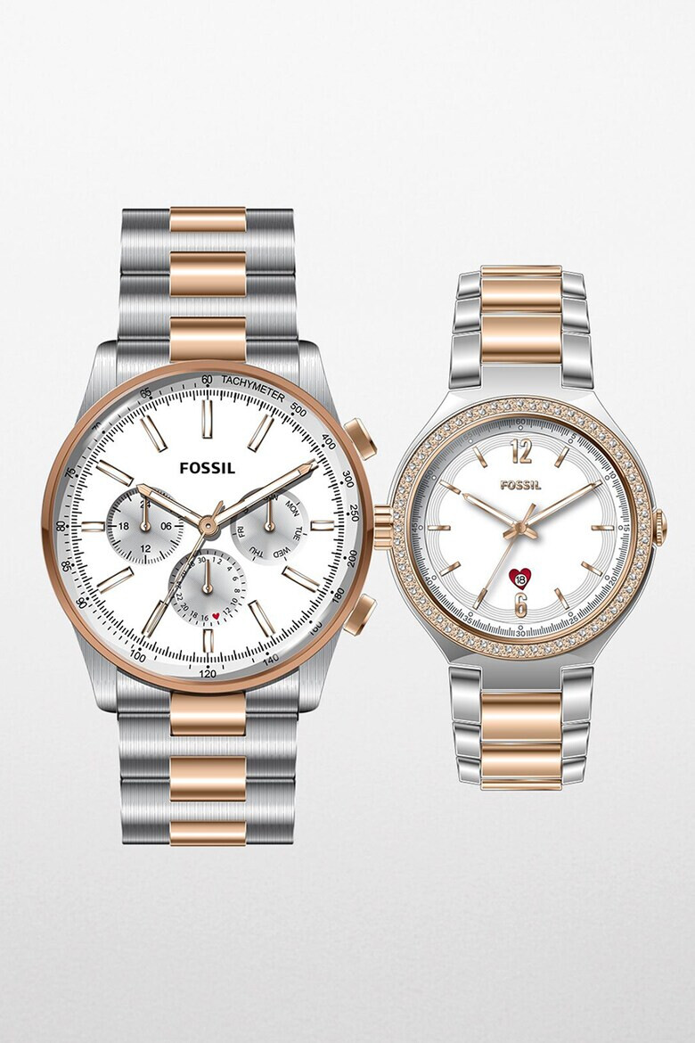 Fossil Часовници His&Hers от неръждаема стомана - Pepit.bg