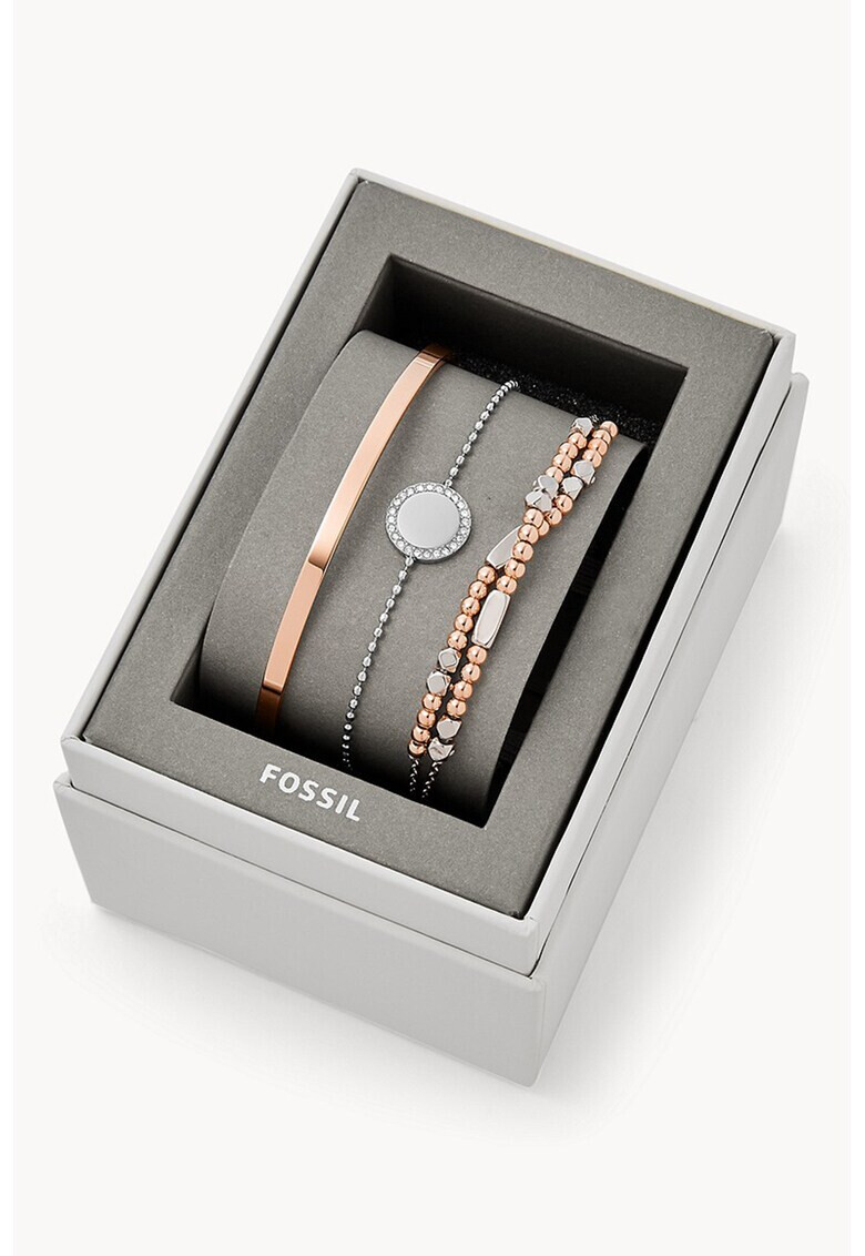 Fossil Двуцветна гривна - 3 броя - Pepit.bg