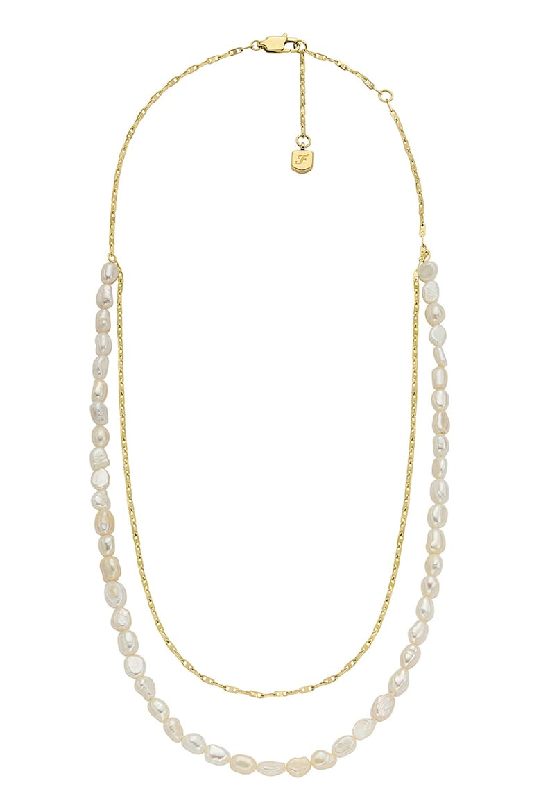 Fossil Двуредно колие Heritage Pearl D-Link - Pepit.bg