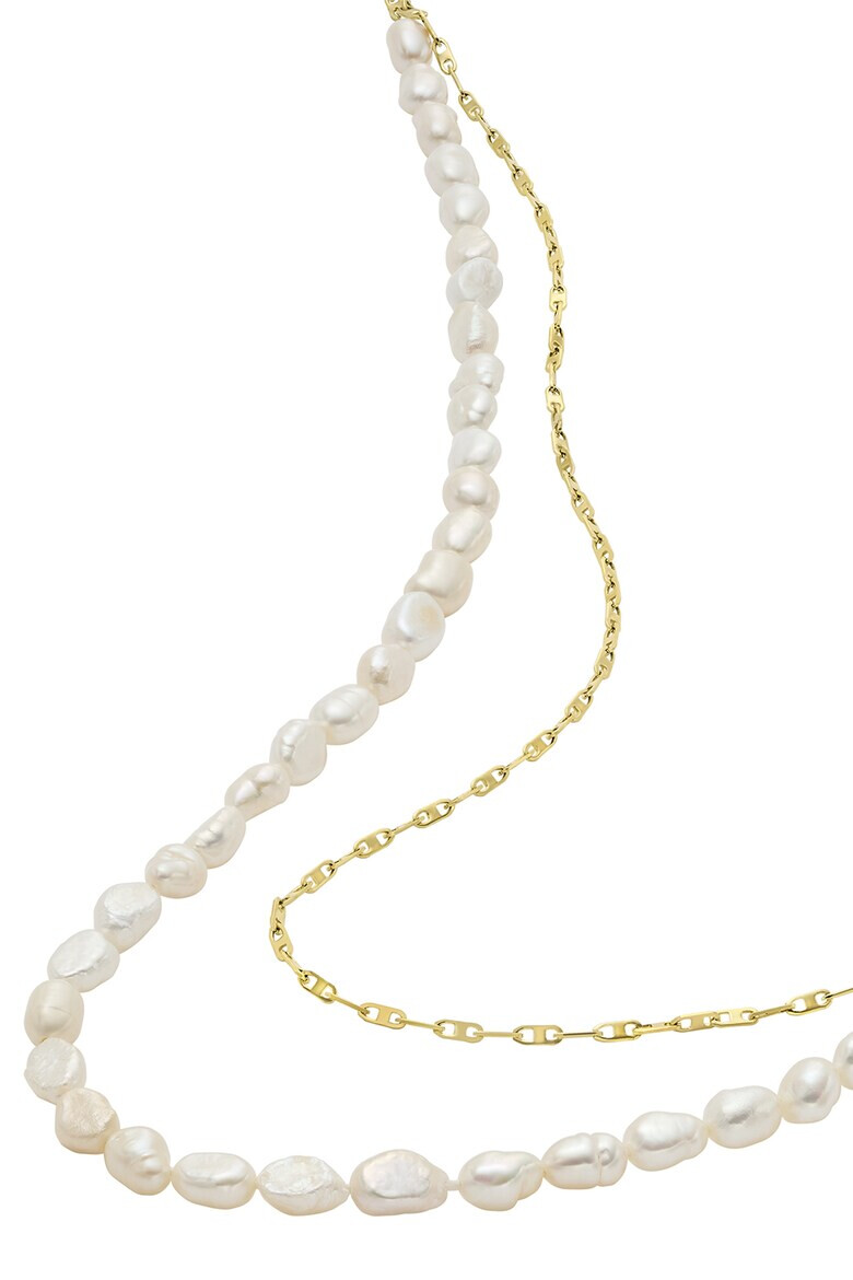 Fossil Двуредно колие Heritage Pearl D-Link - Pepit.bg