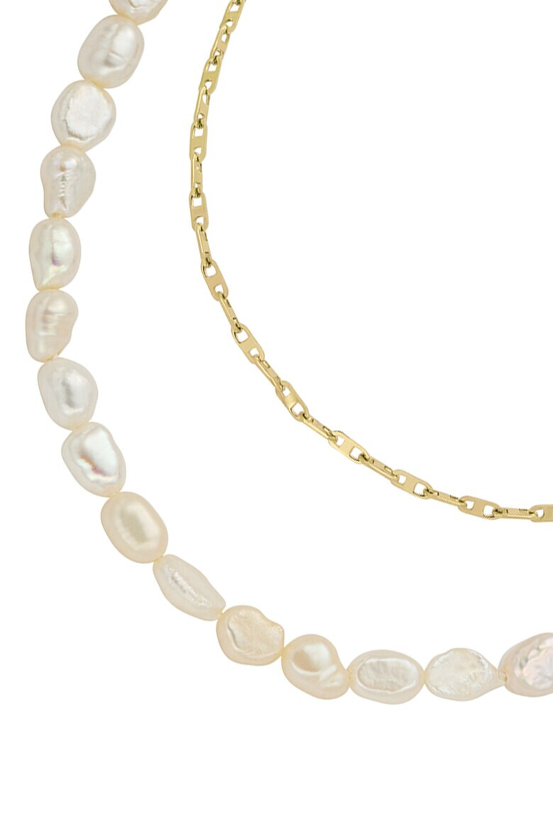 Fossil Двуредно колие Heritage Pearl D-Link - Pepit.bg