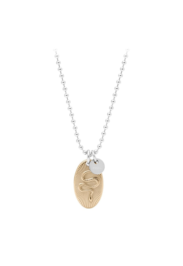 Fossil Двуредово колие с висулка - Pepit.bg