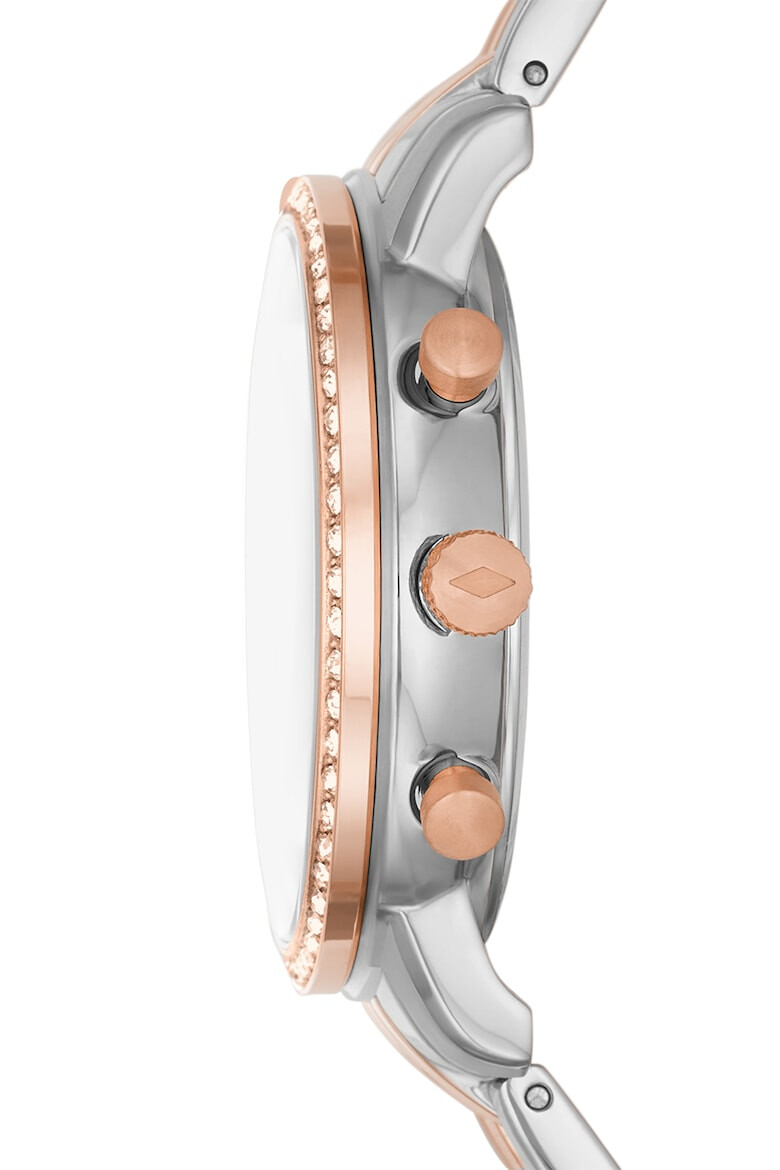Fossil Двуцветен часовник с хронограф - Pepit.bg