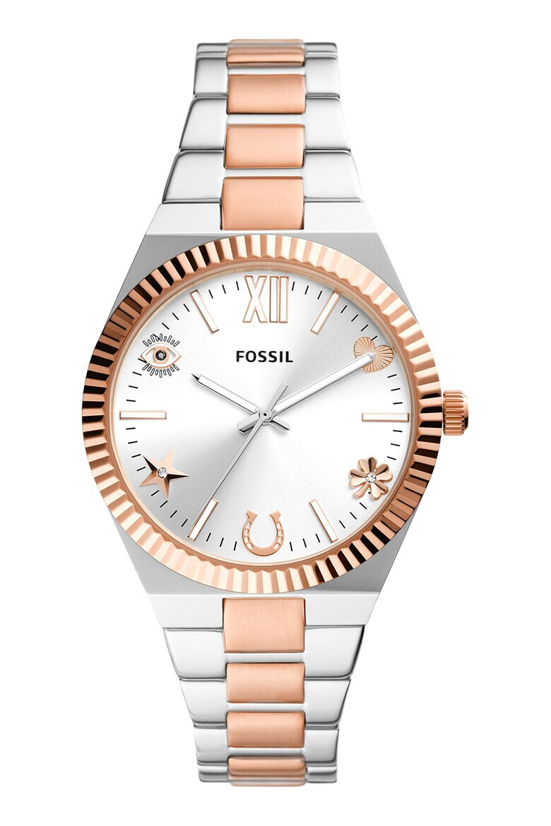 Fossil Двуцветен кварцов часовник - Pepit.bg