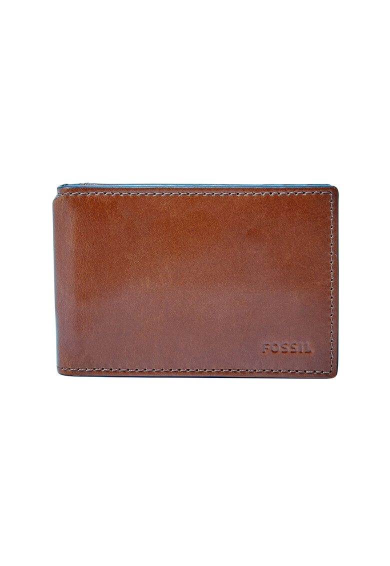 Fossil Кожен портфейл HUGH с антискимираща система 2 - Pepit.bg