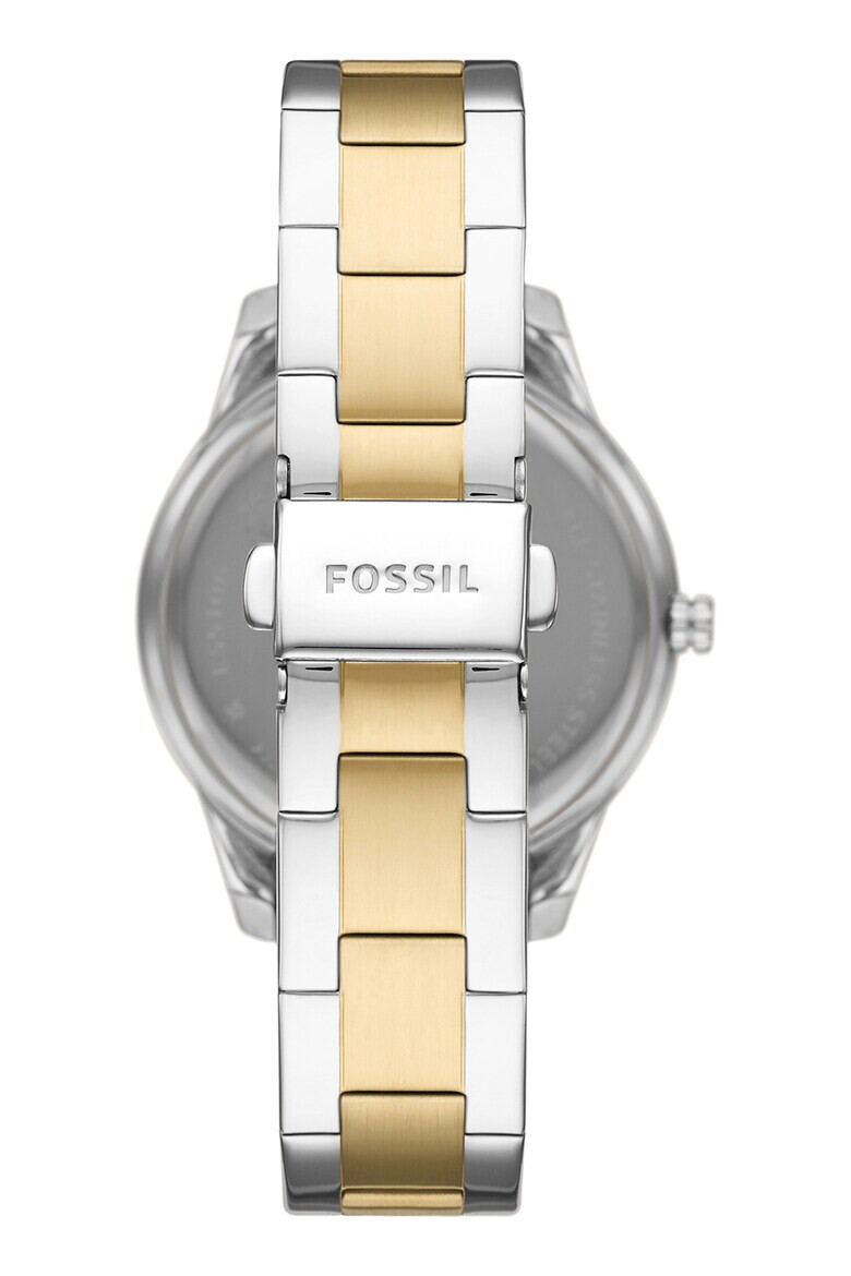 Fossil Иноксов часовник с двуцветен дизайн - Pepit.bg