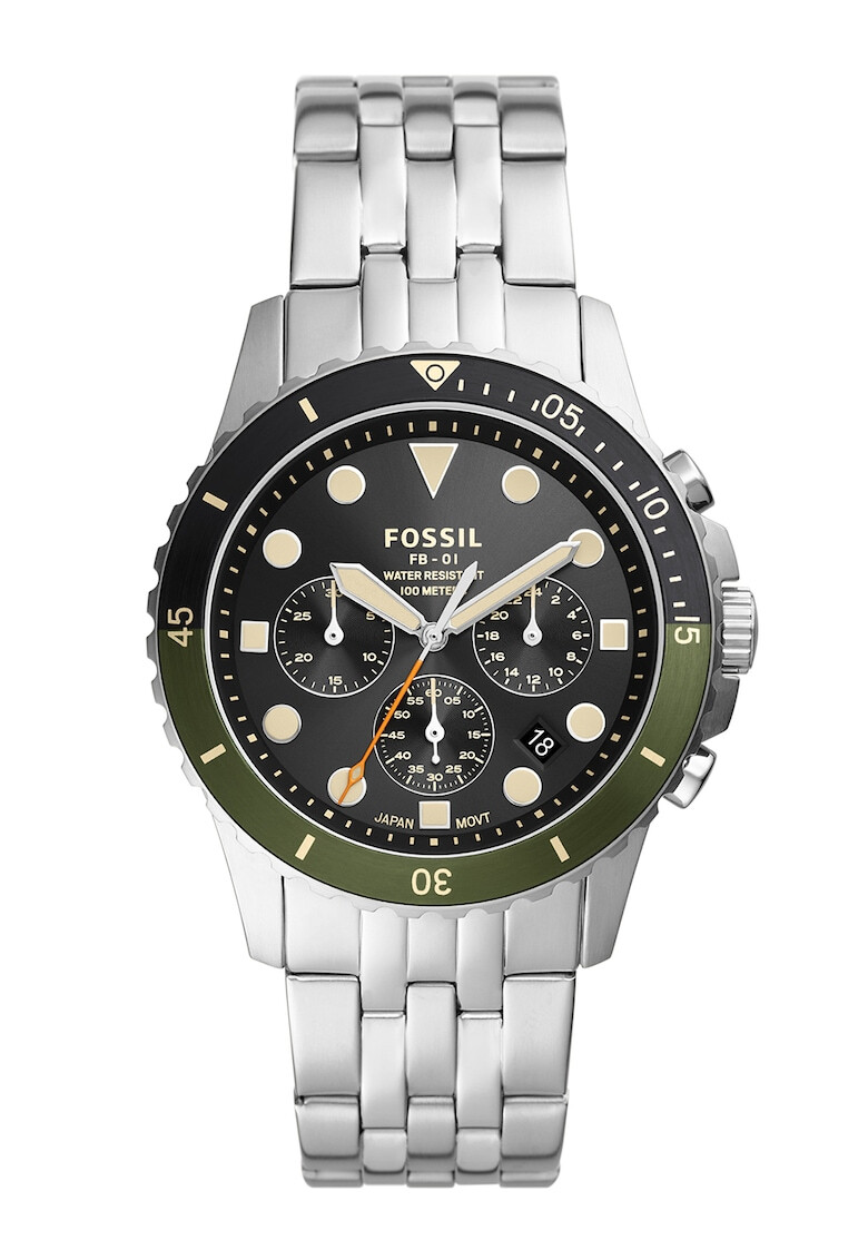 Fossil Иноксов часовник с хронограф - Pepit.bg