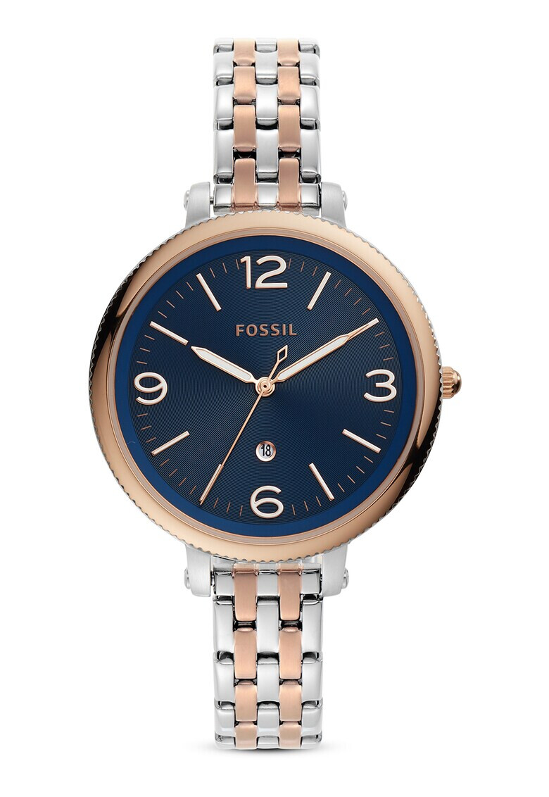Fossil Иноксов часовник с кварц - Pepit.bg