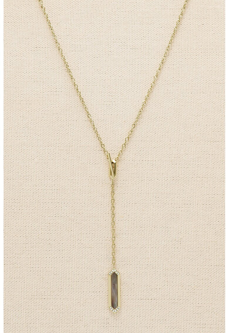 Fossil Иноксово колие със седеф - Pepit.bg