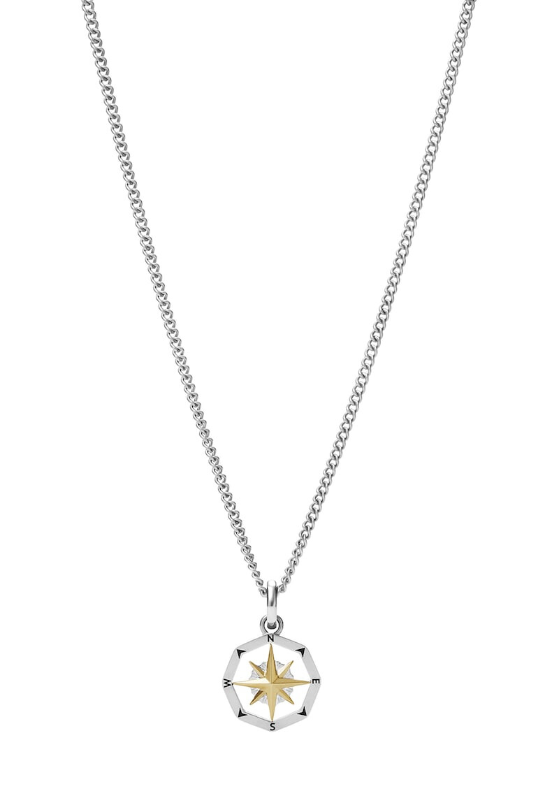 Fossil Колие с иноксова висулка - Pepit.bg
