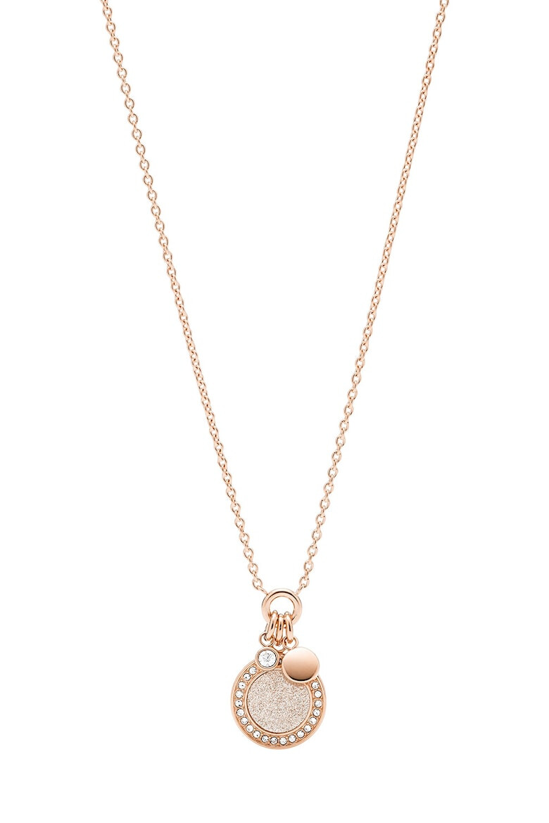 Fossil Колие с висулка с циркони - Pepit.bg