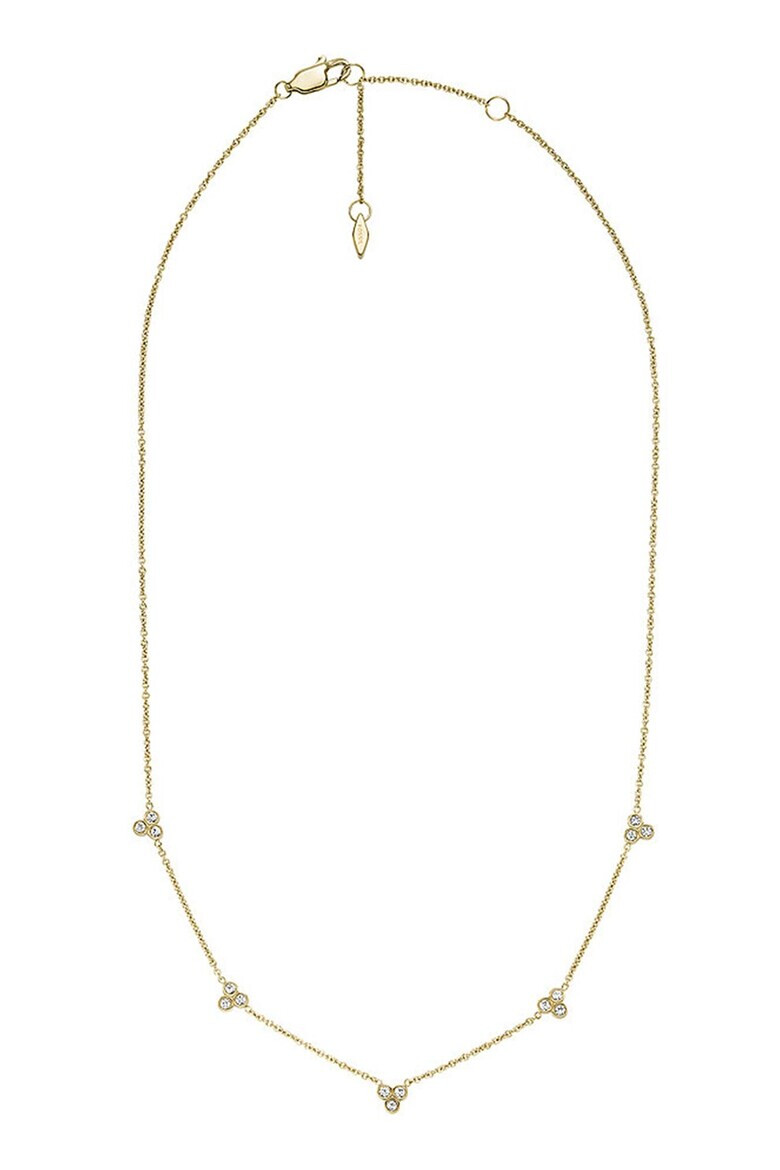 Fossil Колие с висулки с циркони - Pepit.bg