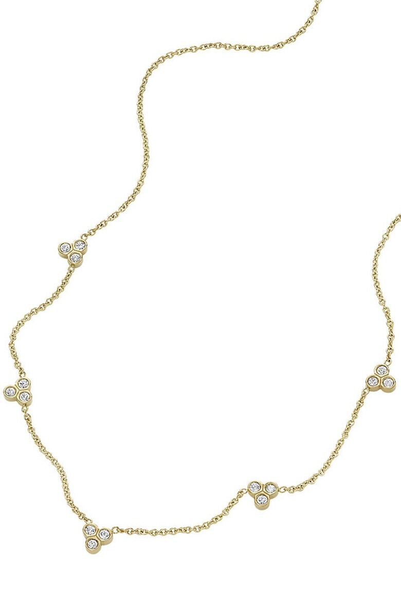 Fossil Колие с висулки с циркони - Pepit.bg