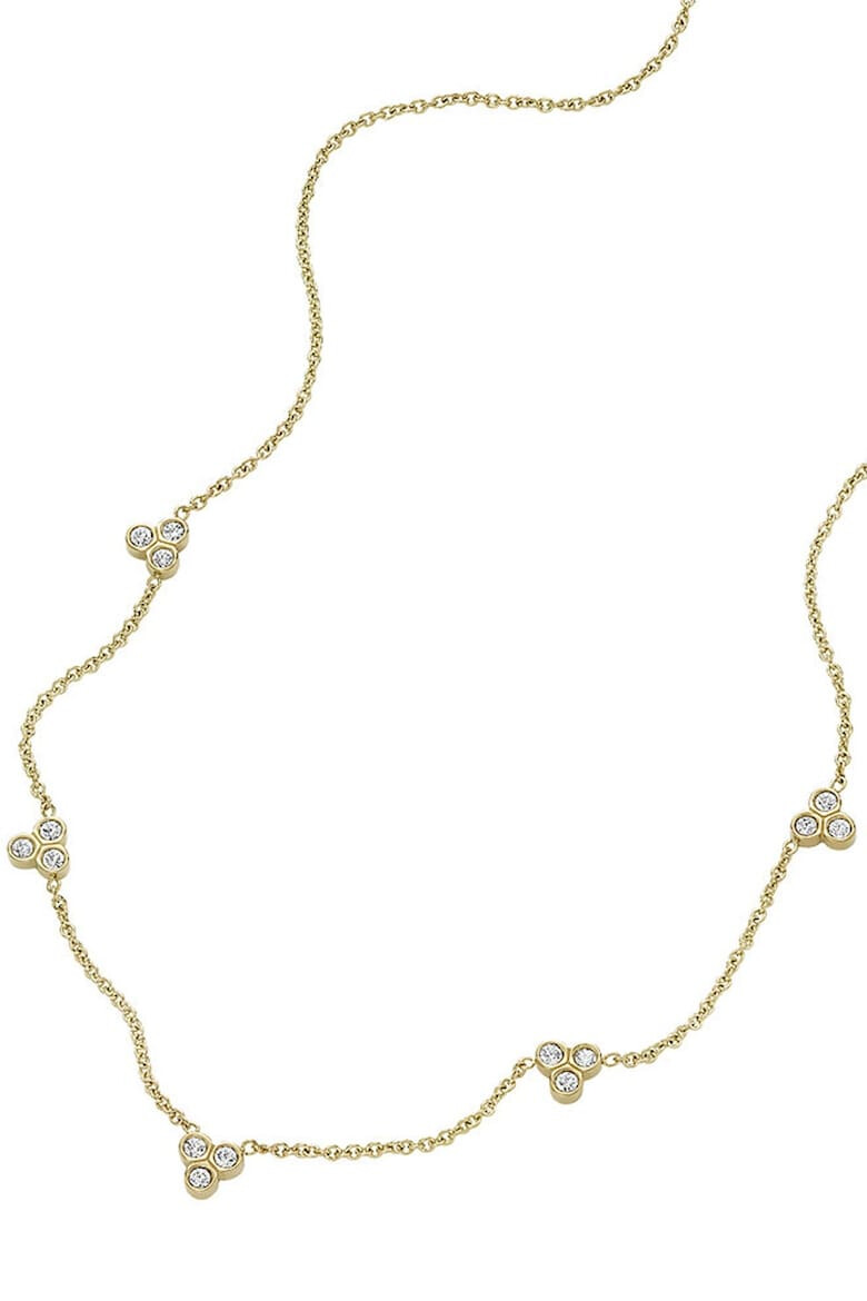 Fossil Колие с висулки с циркони - Pepit.bg