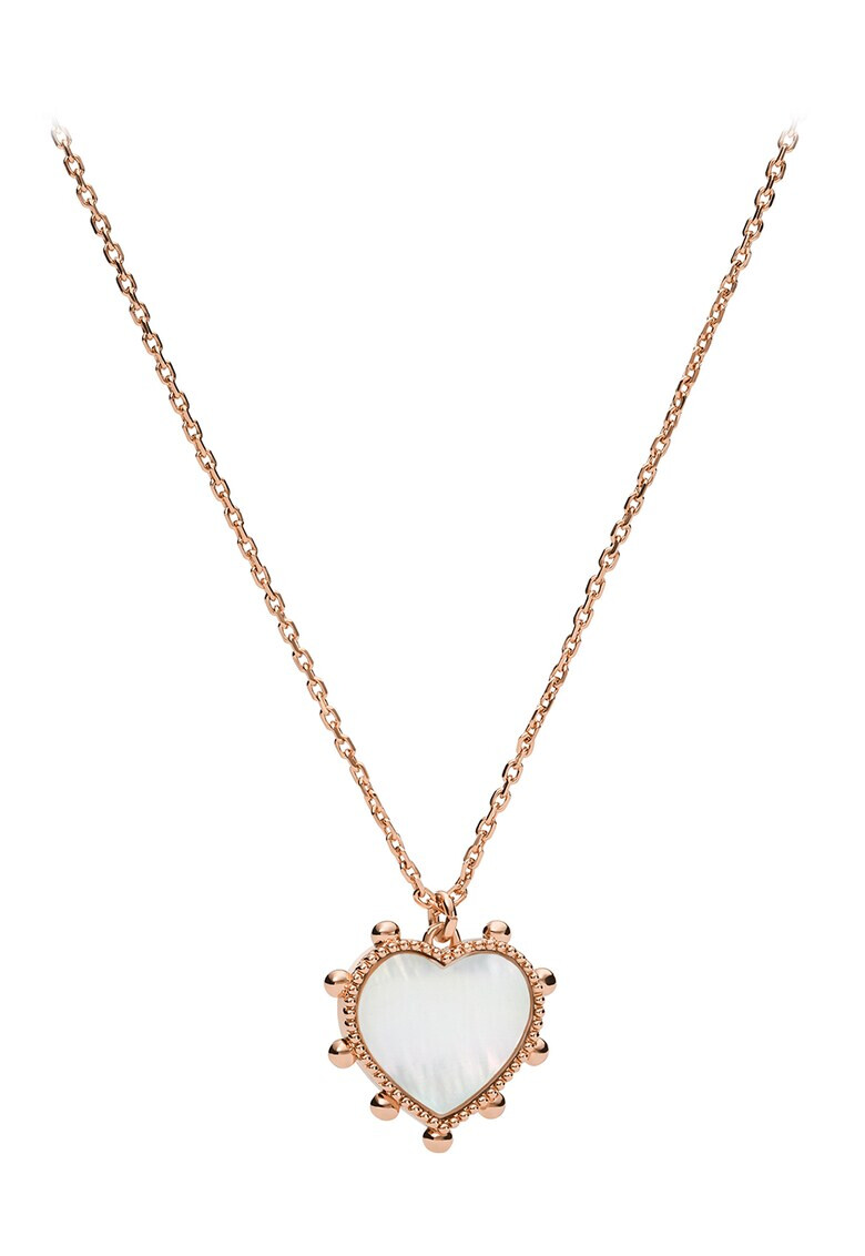 Fossil Колие със седефена висулка - Pepit.bg