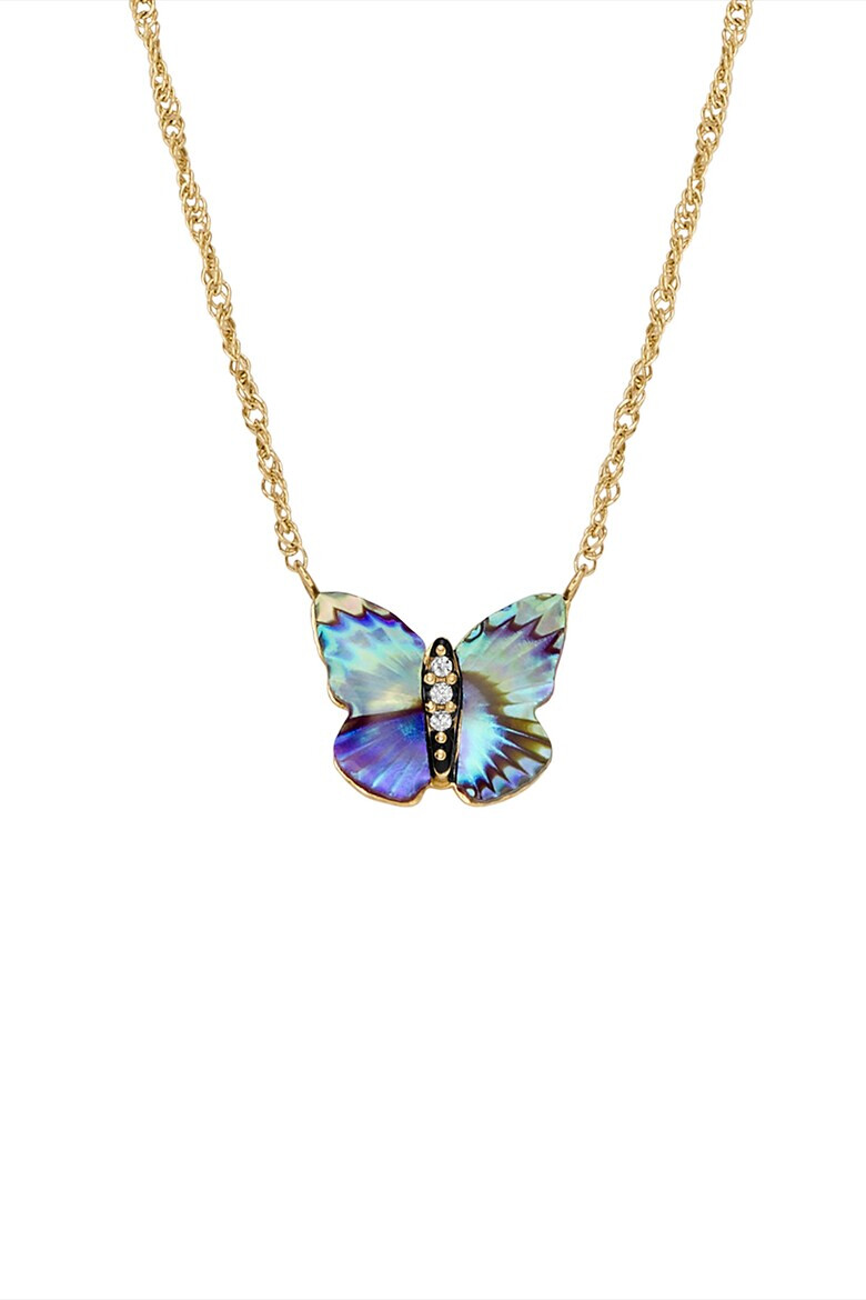 Fossil Колие със седефена висулка - Pepit.bg