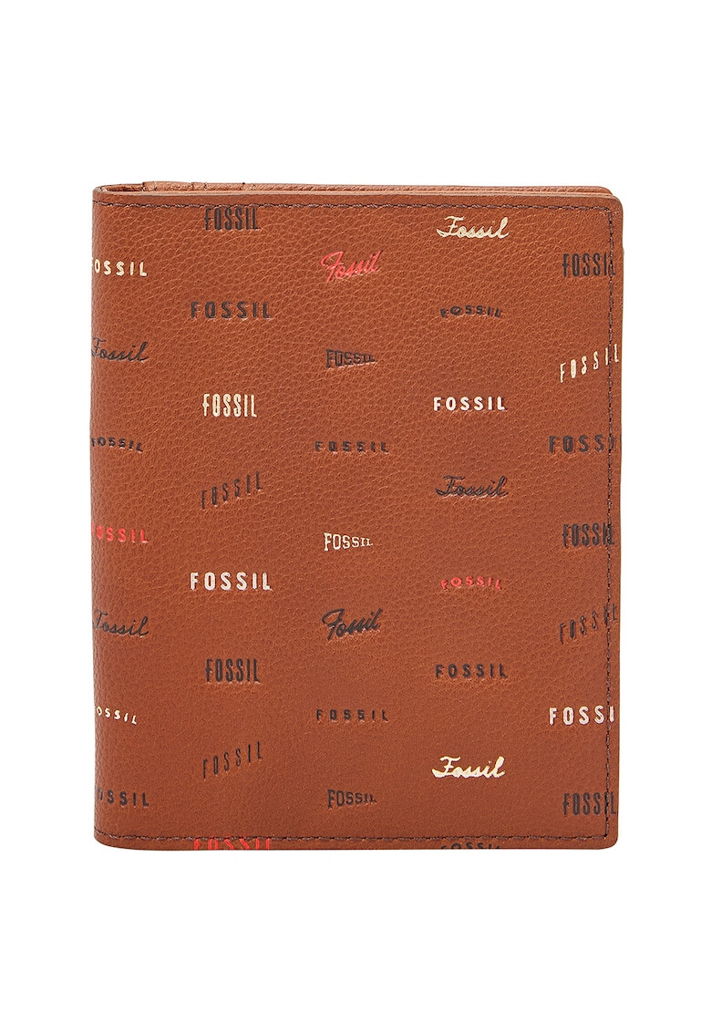 Fossil Кожен калъф за карти с RFID - Pepit.bg