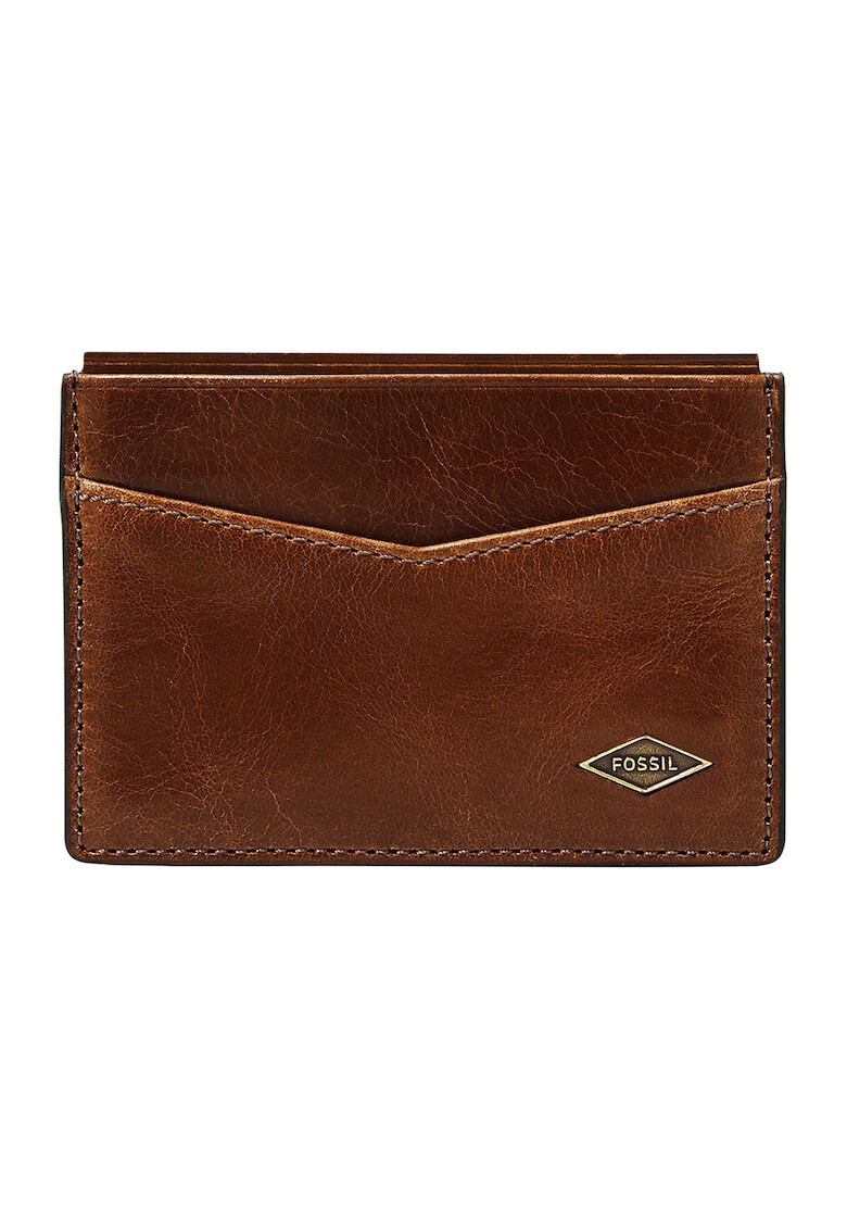 Fossil Кожен калъф за карти с RFID - Pepit.bg