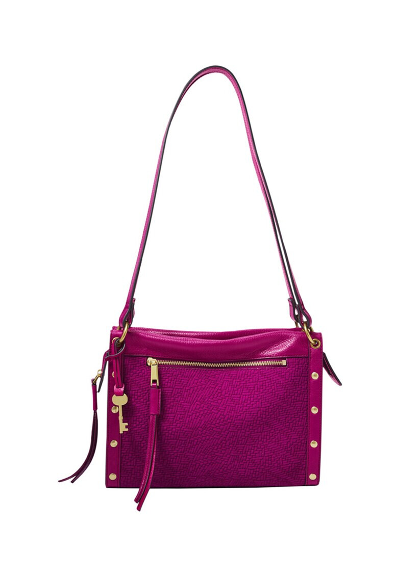 Fossil Кожена чанта Allie с 2 презрамки - Pepit.bg